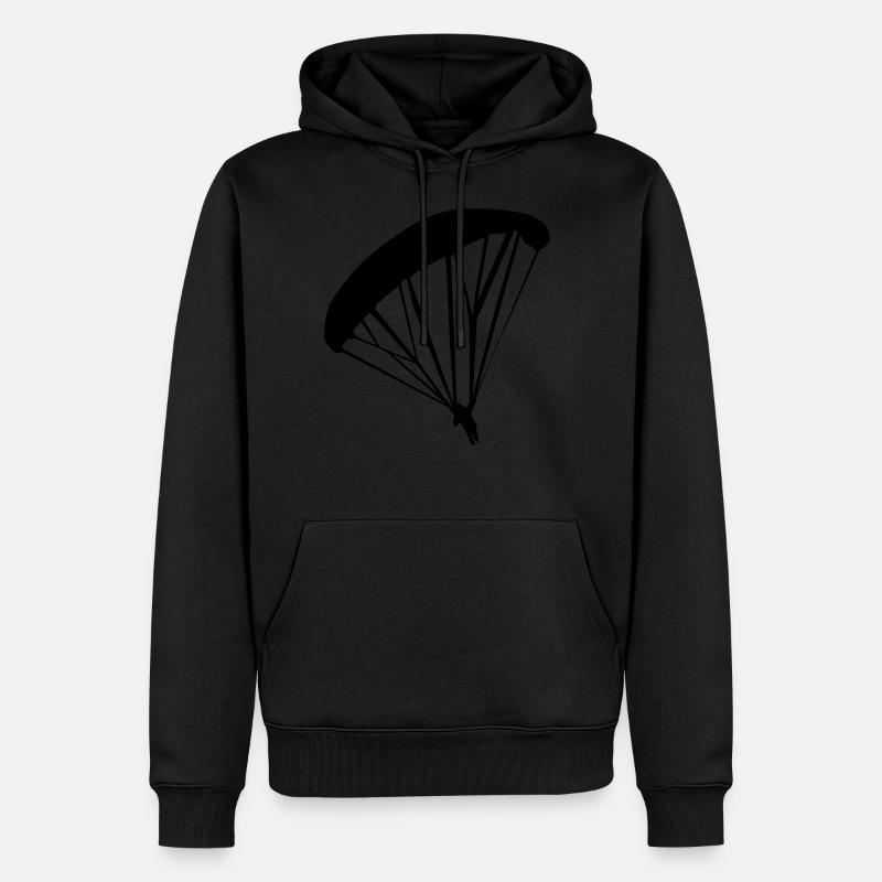 Gleitschirmfliegen Gleitschirm Silhouette - Männer Premium Bio Hoodie - undefined