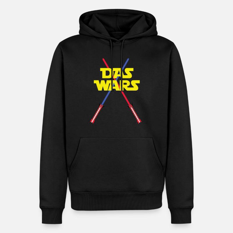 Das Wars mit Lichtschwertern - Männer Premium Bio Hoodie - Schwarz