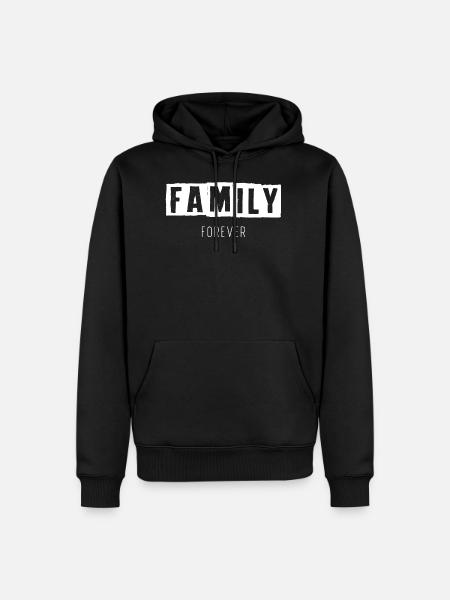Family forever - Men’s Premium Organic Hoodie - black