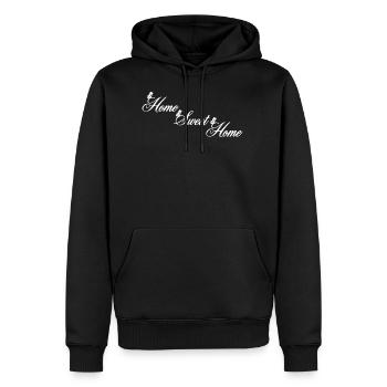 Home sweet Home - Männer Premium Bio Hoodie - Schwarz - Vorne - Nico (187cm)
