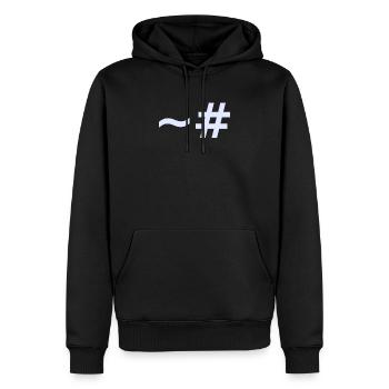 Ich bin Super User Linux Administrator - Männer Premium Bio Hoodie - Schwarz - Vorne - Nico (187cm)