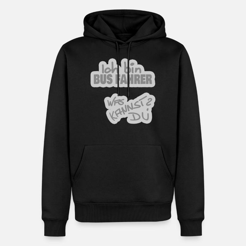 Busfahrer - Männer Premium Bio Hoodie - Schwarz