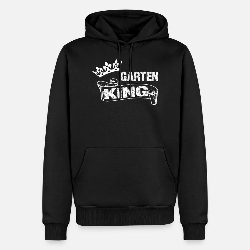 Garten - Männer Premium Bio Hoodie - Schwarz