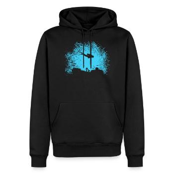 Wreck Diving Snorkeling Scuba Diving Diving - Men’s Premium Organic Hoodie - black - Front - Nico (187cm)