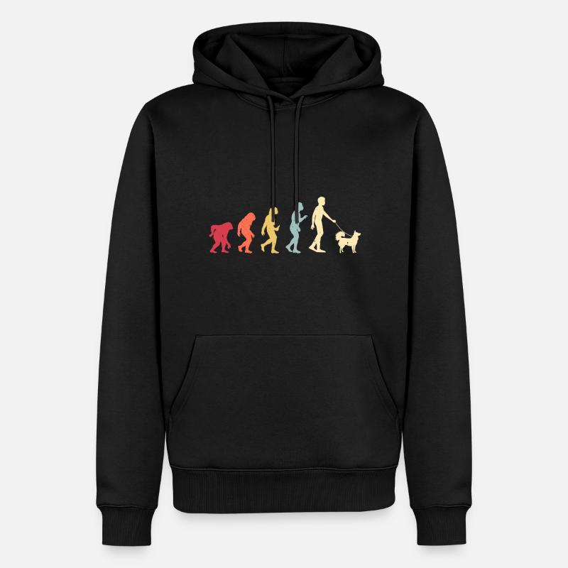 Alaskan Klee Kai - Männer Premium Bio Hoodie - Schwarz