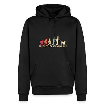 Appenzeller Sennenhund - Männer Premium Bio Hoodie - Schwarz - Vorne - Nico (187cm)