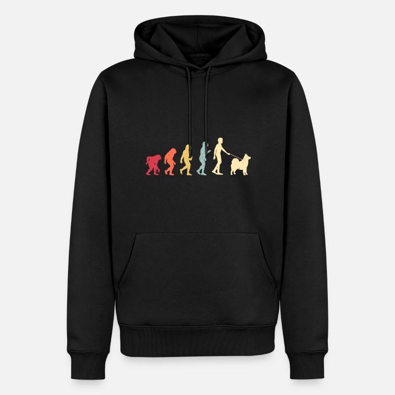 Chien Malamute d’Alaska - Sweat à capuche Premium bio Homme - noir