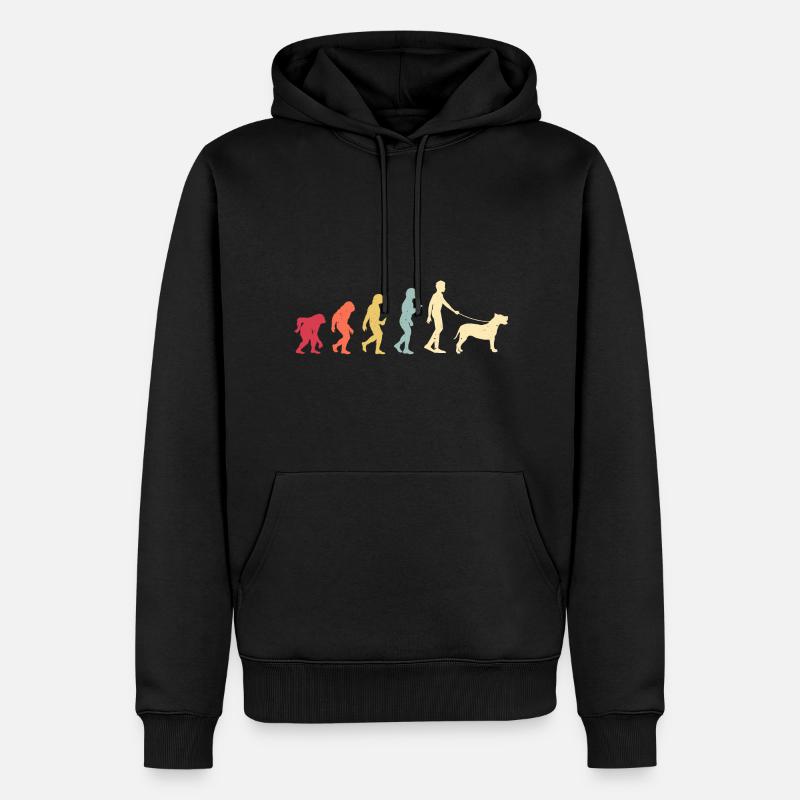 Alano Espanol - Sweat à capuche Premium bio Homme - noir