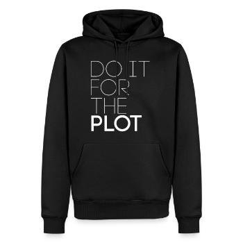 Tun Sie es für die Handlung - Motivation - Männer Premium Bio Hoodie - Schwarz - Vorne - Nico (187cm)