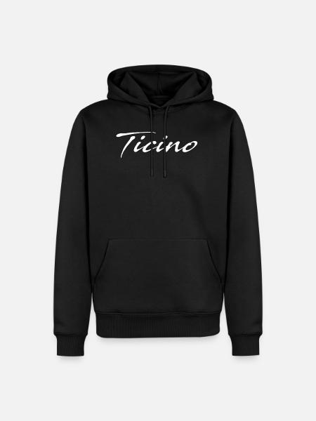 Ticino - Men’s Premium Organic Hoodie - black