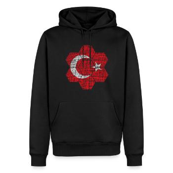Türkiye Türkei - Männer Premium Bio Hoodie - Schwarz - Vorne - Nico (187cm)