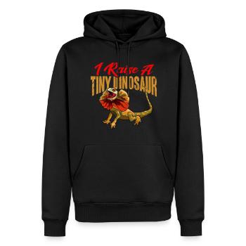 Collared Lizard Frilled-neck lizard Reptile Herpetologist - Men’s Premium Organic Hoodie - black - Front - Nico (187cm)