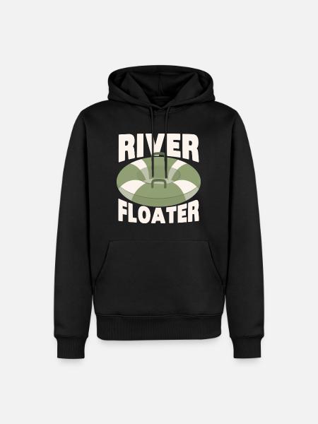 Rafting Wassersport - Männer Premium Bio Hoodie - Schwarz