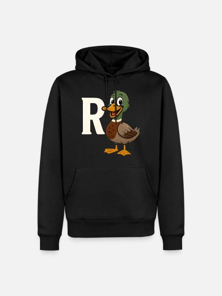Rente Ente Ruhestand Renteneintritt Opa Oma - Männer Premium Bio Hoodie - Schwarz