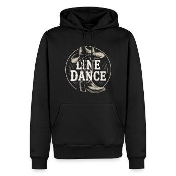 Line Dance Group Training My Dance Sport - Men’s Premium Organic Hoodie - black - Front - Nico (187cm)