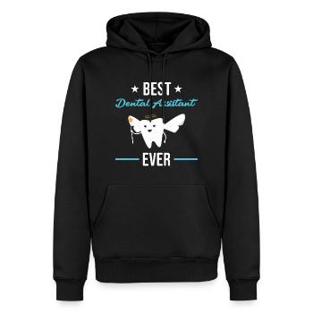 Best Dental Assistant Ever Dental Assistant - Männer Premium Bio Hoodie - Schwarz - Vorne - Nico (187cm)