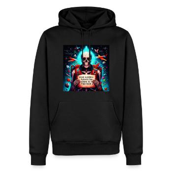 Dear Algebra Please Stop Asking Us to Find Your X - Men’s Premium Organic Hoodie - black - Front - Nico (187cm)