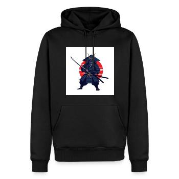 Samurai: The Warriors of Ancient Japan - Men’s Premium Organic Hoodie - black - Front - Nico (187cm)