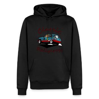 Rallycross - Männer Premium Bio Hoodie - Schwarz - Vorne - Nico (187cm)