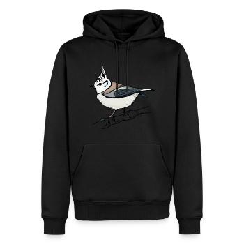 Huppé - Sweat à capuche Premium bio Homme - noir - Devant - Nico (187cm)
