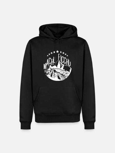 Machu Picchu - Sweat à capuche Premium bio Homme - noir