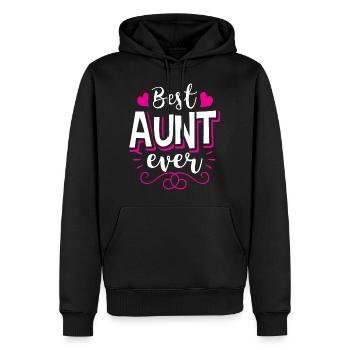 Tante Tante B.A.E. Bestes Tante Geburtstagsgeschenk aller Zeiten - Männer Premium Bio Hoodie - Schwarz - Vorne - Nico (187cm)