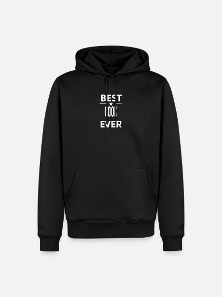 Bester Koch aller Zeiten - Männer Premium Bio Hoodie - Schwarz