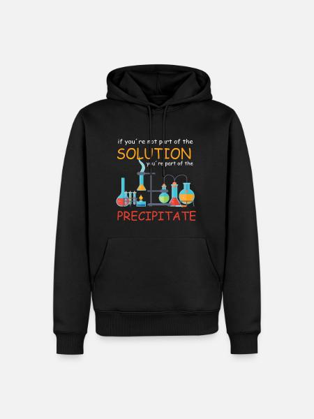 Chemie Lehrer Wissenschaftler Chemieker - Männer Premium Bio Hoodie - Schwarz