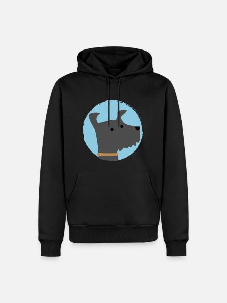 Sweet dog - dog lover - Men’s Premium Organic Hoodie - black