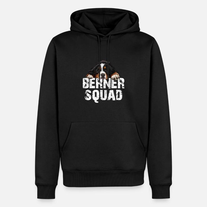 Bouvier bernois - Sweat à capuche Premium bio Homme - noir