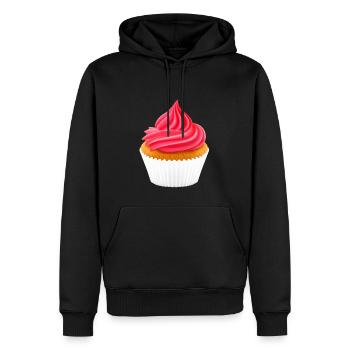 petit gâteau muffins bakery22 de cuisson gâteau gâteau - Sweat à capuche Premium bio Homme - noir - Devant - Nico (187cm)