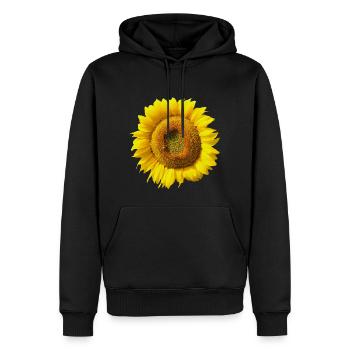 flowers lilies tulips orchids sunflower dahlia ger - Männer Premium Bio Hoodie - Schwarz - Vorne - Nico (187cm)