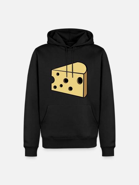 fromage - Sweat à capuche Premium bio Homme - noir