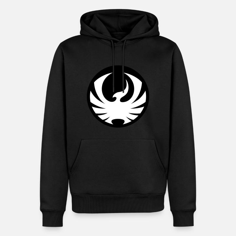 Phénix - Sweat à capuche Premium bio Homme - noir