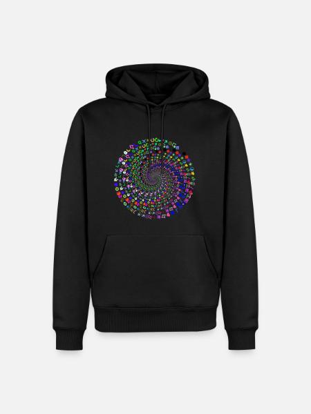things - Men’s Premium Organic Hoodie - black