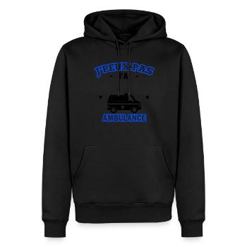 j peux pas j ai ambulance - Sweat à capuche Premium bio Homme - noir - Devant - Nico (187cm)
