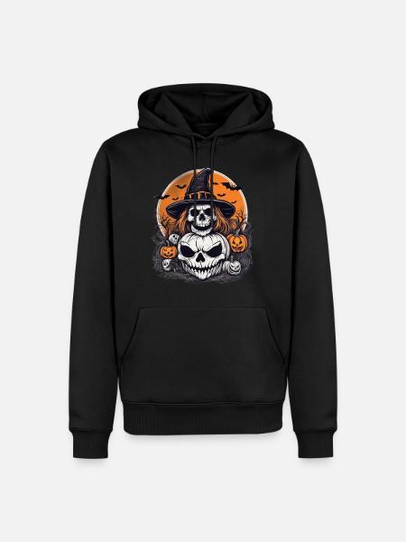 Halloween Whitch - Men’s Premium Organic Hoodie - black