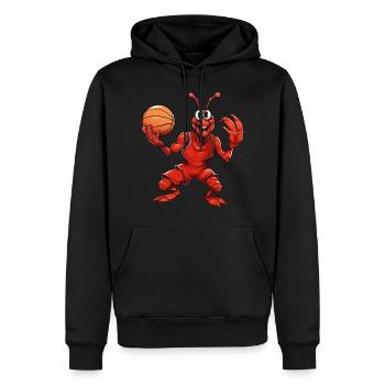Hummer Basketballer - Männer Premium Bio Hoodie - Schwarz - Vorne - Nico (187cm)