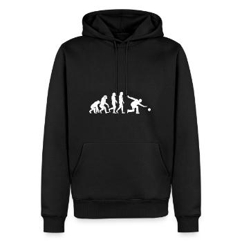 Bowling Evolution pin strike geschenk spare kugel - Männer Premium Bio Hoodie - Schwarz - Vorne - Nico (187cm)