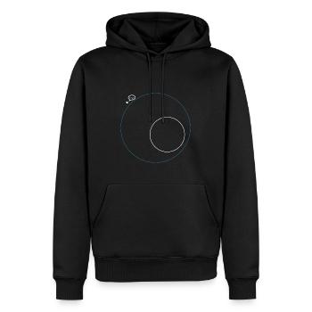 PUBG Minimap Fun - Männer Premium Bio Hoodie - Schwarz - Vorne - Nico (187cm)
