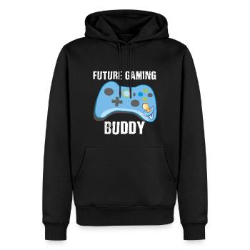 Cute Future Gaming Buddy Baby Gamer Parents - Männer Premium Bio Hoodie - Schwarz - Vorne - Nico (187cm)