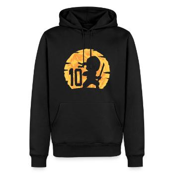 10. Geburtstag Junge 10 Jahre alt Ninja - Männer Premium Bio Hoodie - Schwarz - Vorne - Nico (187cm)