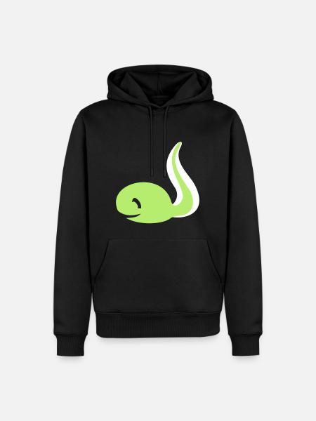 Frog tadpole - Men’s Premium Organic Hoodie - black