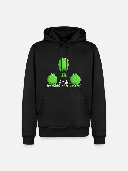 Start - take off - funny - Men’s Premium Organic Hoodie - black
