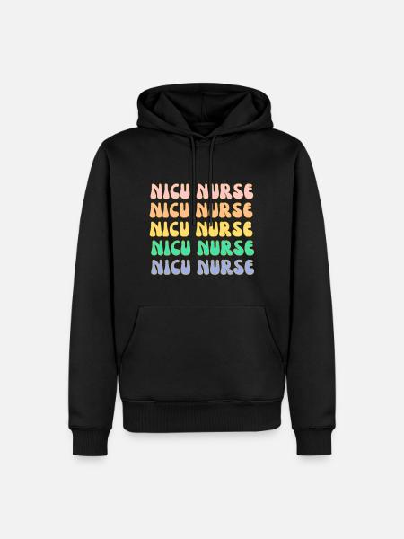 nicu nurse. - Men’s Premium Organic Hoodie - black