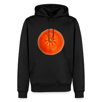 mandarin mandarine veggie gemuese fruits1 - Männer Premium Bio Hoodie - Schwarz - Vorne - Nico (187cm)