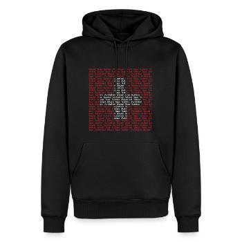 Schweiz Suisse Svizzera Zwitzerland Design - Männer Premium Bio Hoodie - Schwarz - Vorne - Nico (187cm)