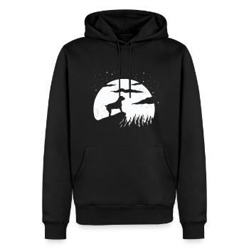 Boerboel - Männer Premium Bio Hoodie - Schwarz - Vorne - Nico (187cm)