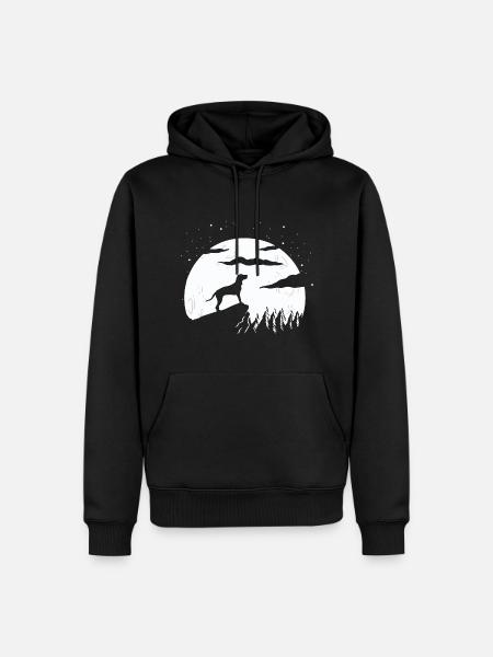 Bluetick Coonhound Dog - Men’s Premium Organic Hoodie - black