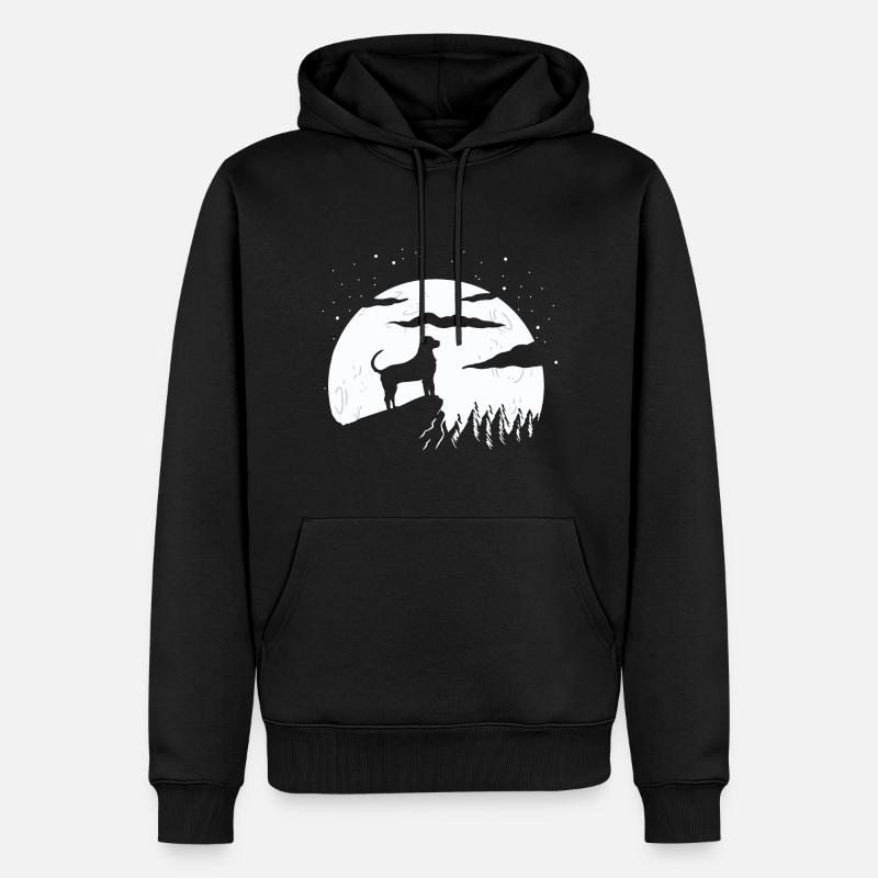 Broholmer - Männer Premium Bio Hoodie - Schwarz